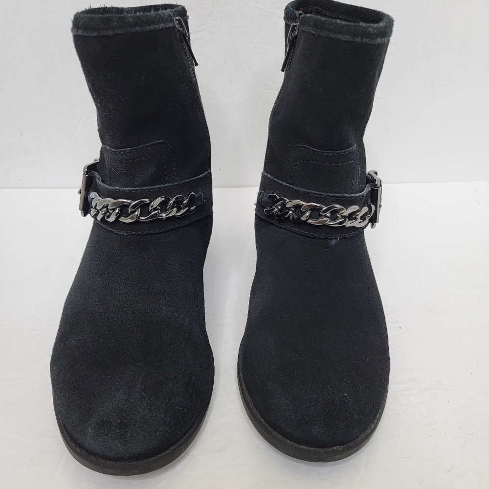 VIONIC Orthaheel Country Crescent Suede Boots Ankle Buckle Size 7.5 - Picture 3 of 14